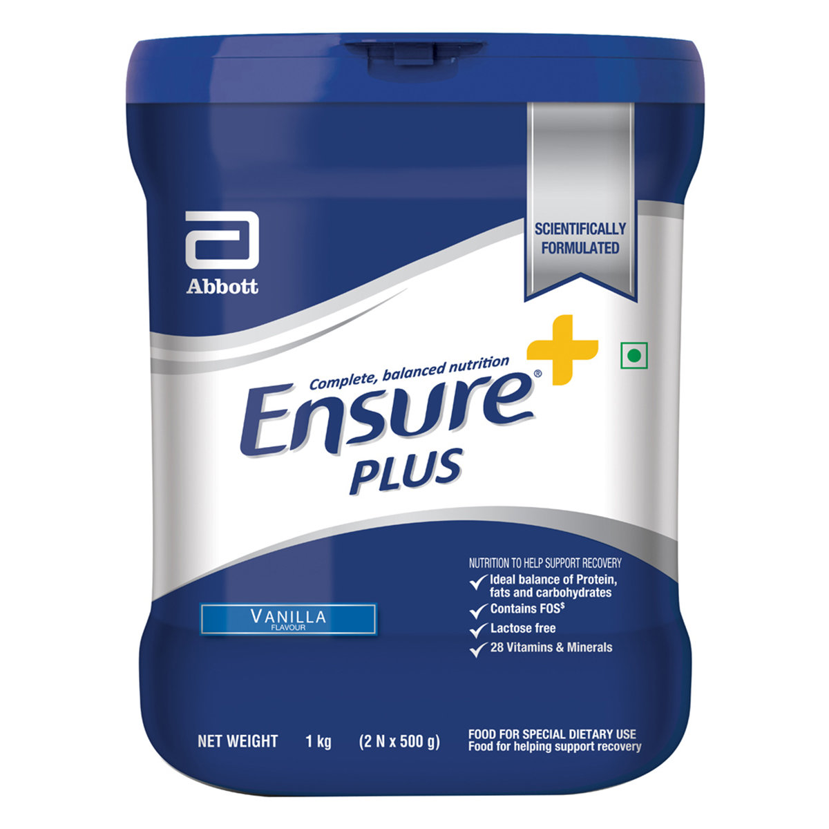 Ensure Plus Complete, Balanced Nutrition Vanilla Flavour Powder for Adults, 1 kg, Pack of 1 Ensure Plus Complete, Balanced Nutrition Vanilla Flavour Powder for Adults, 1 kg, Pack of 1
