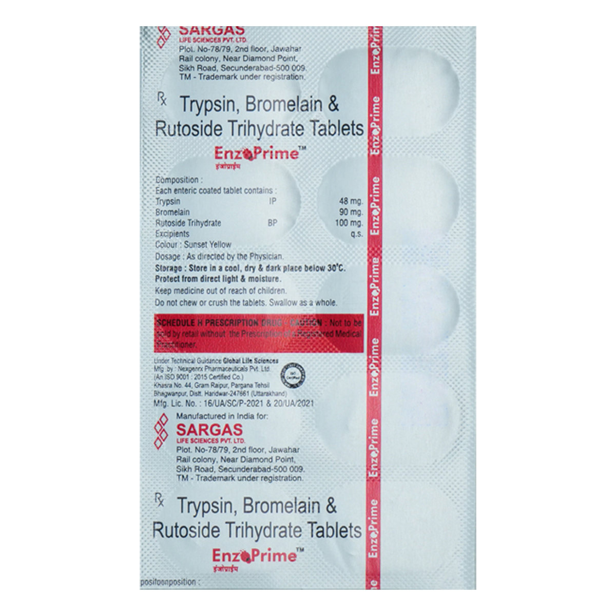 Enzoprime Tablet 10's, Pack of 10 Enzoprime Tablet 10's, Pack of 10