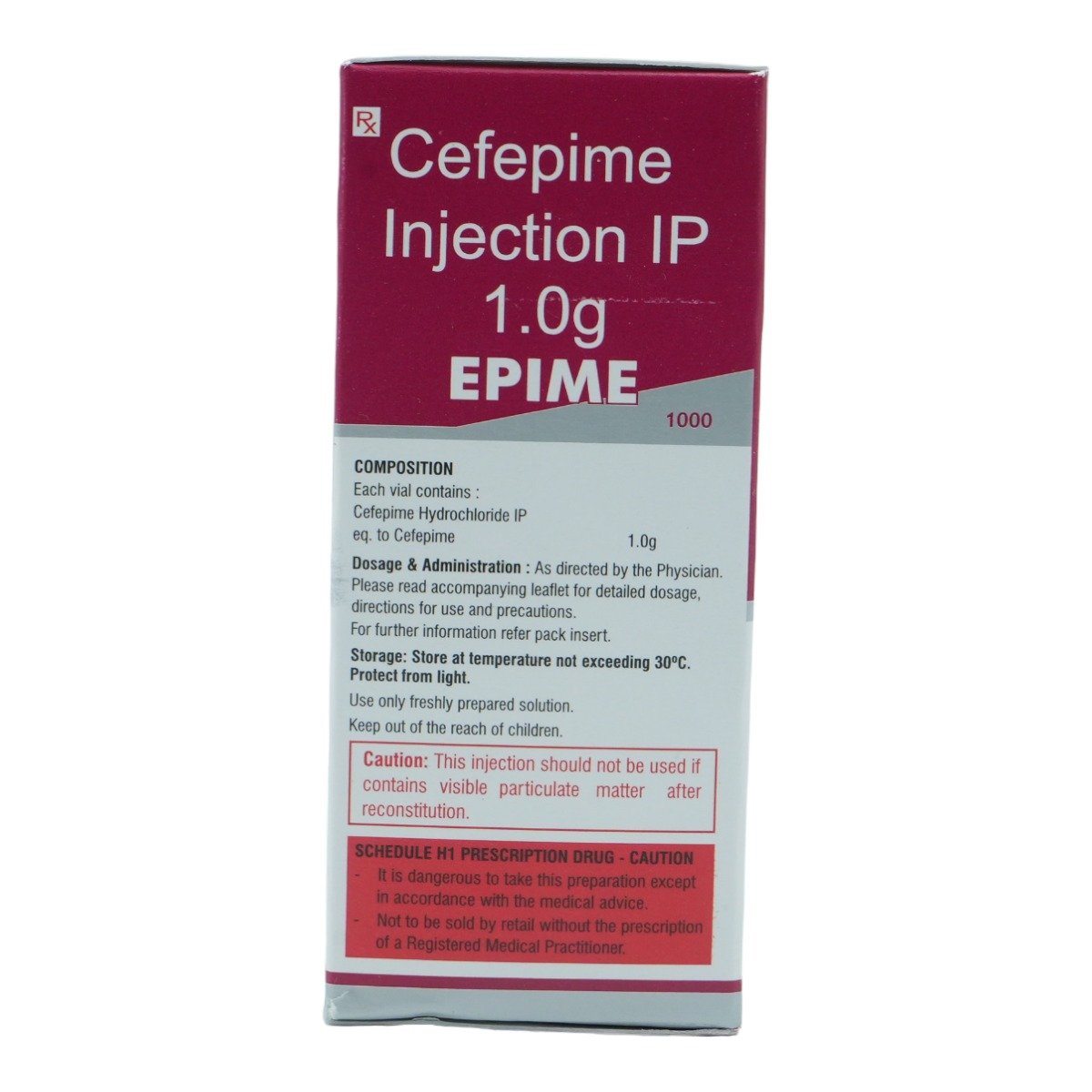 Epime 1 gm Injection 1's, Pack of 1 INJECTION Epime 1 gm Injection 1's, Pack of 1 INJECTION