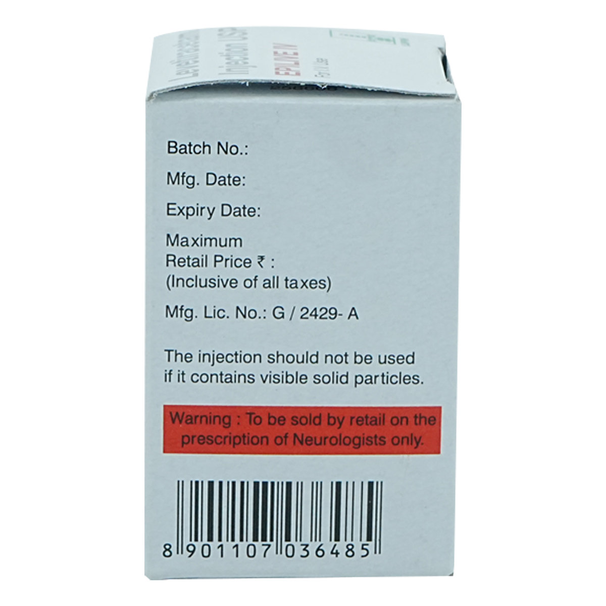 EPILIVE IV INJECTION 5ML, Pack of 1 Injection EPILIVE IV INJECTION 5ML, Pack of 1 Injection