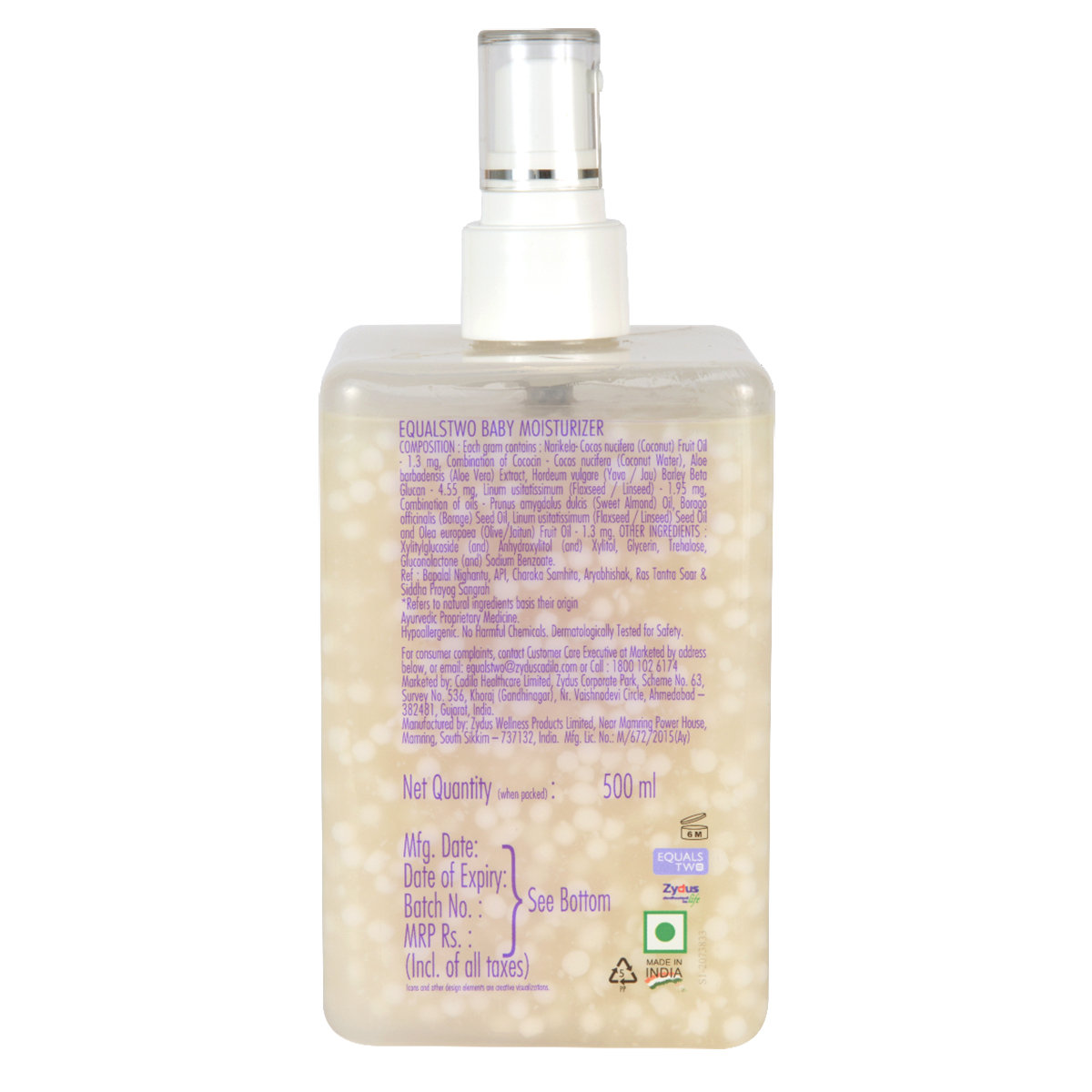 EQUALSTWO Baby Moisturizer, 500 ml, Pack of 1 EQUALSTWO Baby Moisturizer, 500 ml, Pack of 1