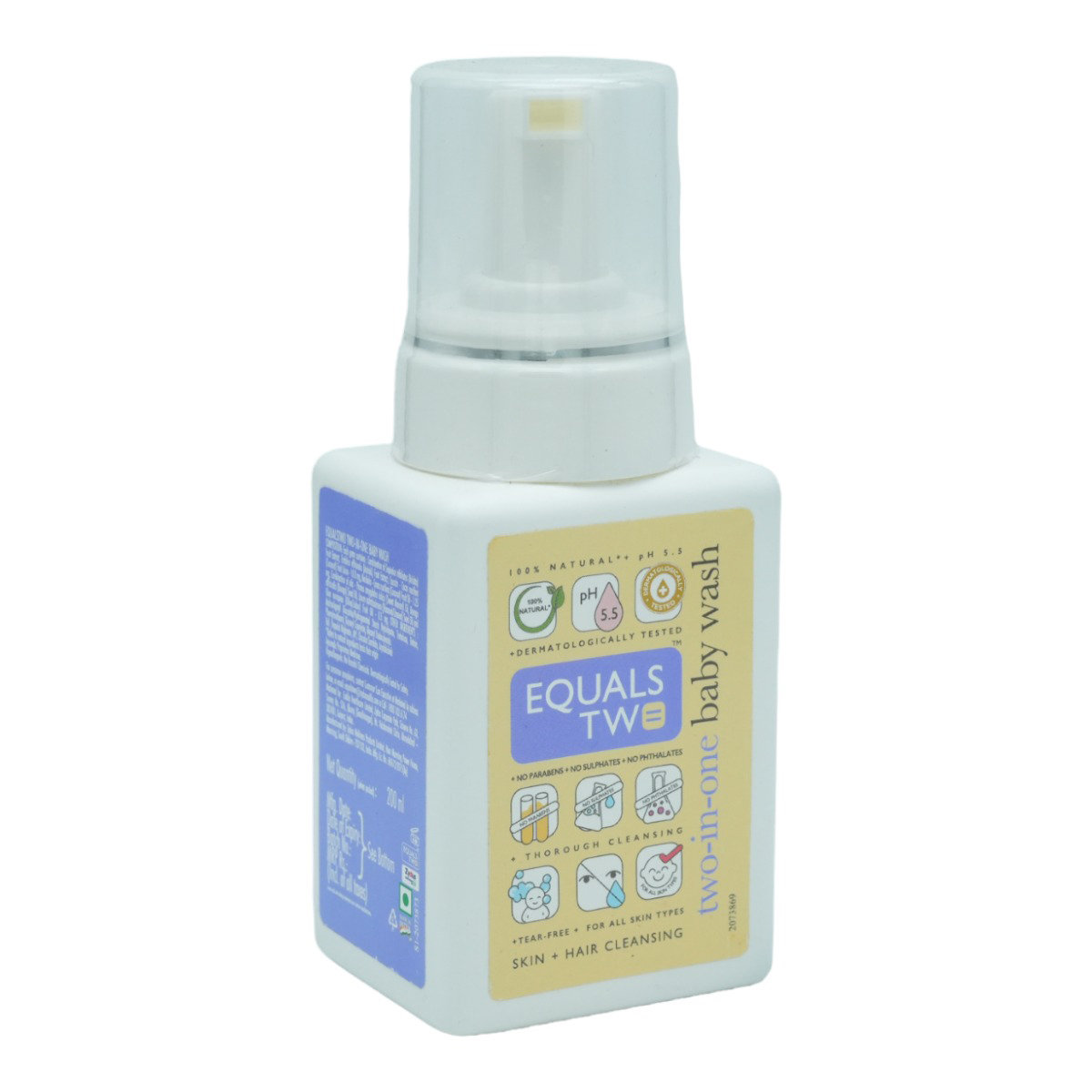 Equals Two Baby Wash 200 ml, Pack of 1 Equals Two Baby Wash 200 ml, Pack of 1