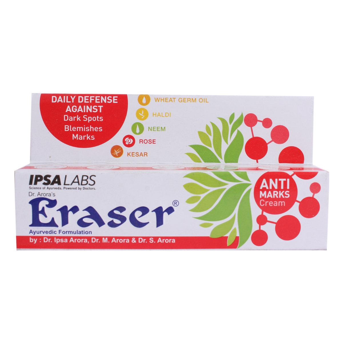 Eraser Ayurvedic Anti Marks Cream 25 gm | Wheat Germ Oil, Haldi, Neem, Rose Kesar | Lightens Dark Spots, Blemishes, Marks, Hyperpigmentation & Post Delievery Stretch Marks, Pack of 1 Eraser Ayurvedic Anti Marks Cream 25 gm | Wheat Germ Oil, Haldi, Neem, Rose Kesar | Lightens Dark Spots, Blemishes, Marks, Hyperpigmentation & Post Delievery Stretch Marks, Pack of 1