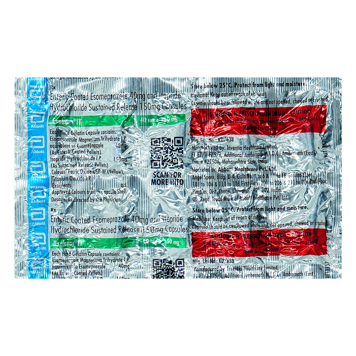 Esokem IT Capsule 10's, Pack of 10 TabletS Esokem IT Capsule 10's, Pack of 10 TabletS