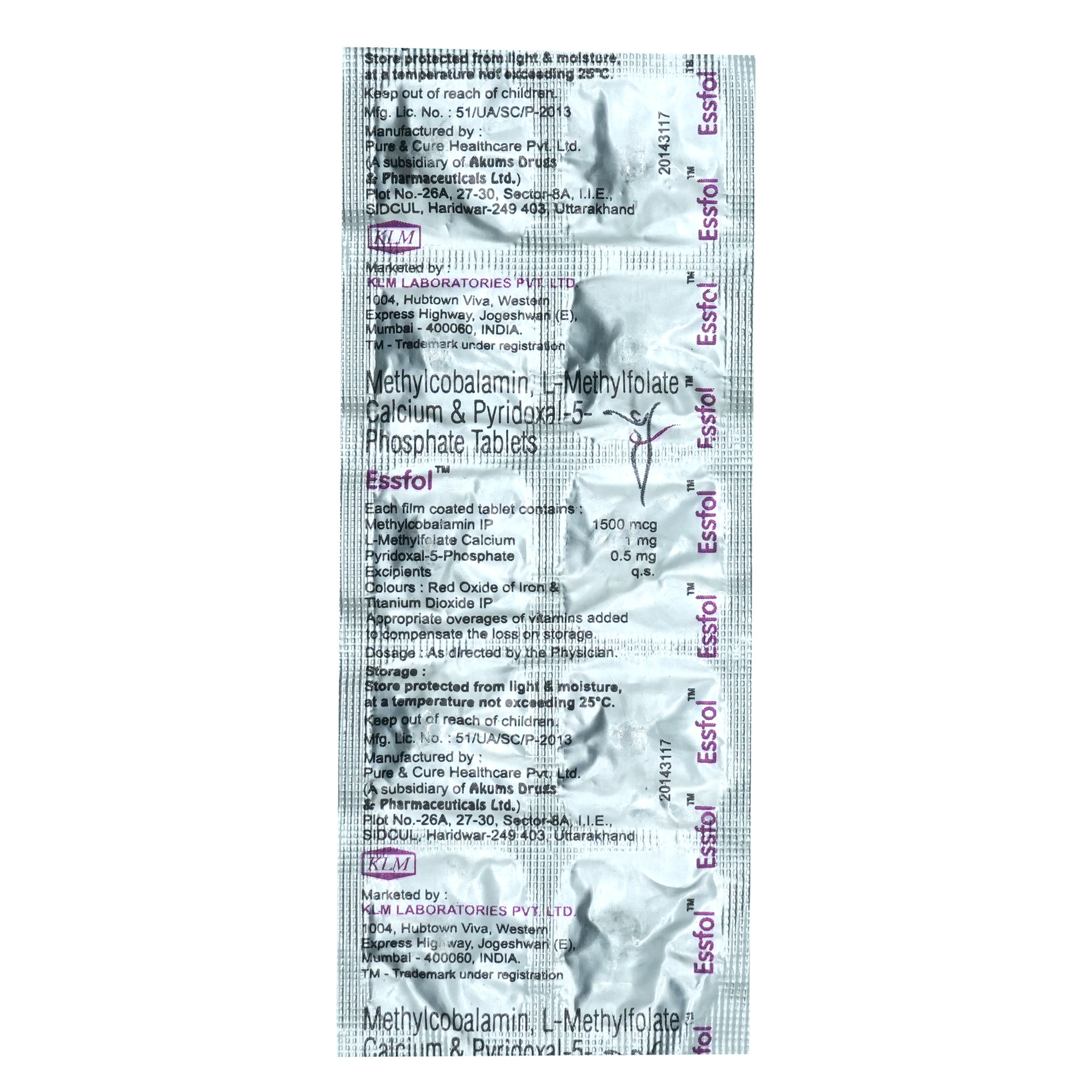 Essfol Tablet 10's, Pack of 10 Essfol Tablet 10's, Pack of 10