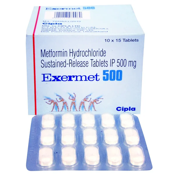 Exermet 500 Tablet 15's, Pack of 15 TABLETS
