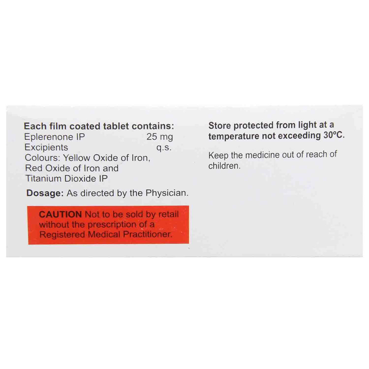 Exenta 25 Tablet 10's, Pack of 10 TabletS Exenta 25 Tablet 10's, Pack of 10 TabletS