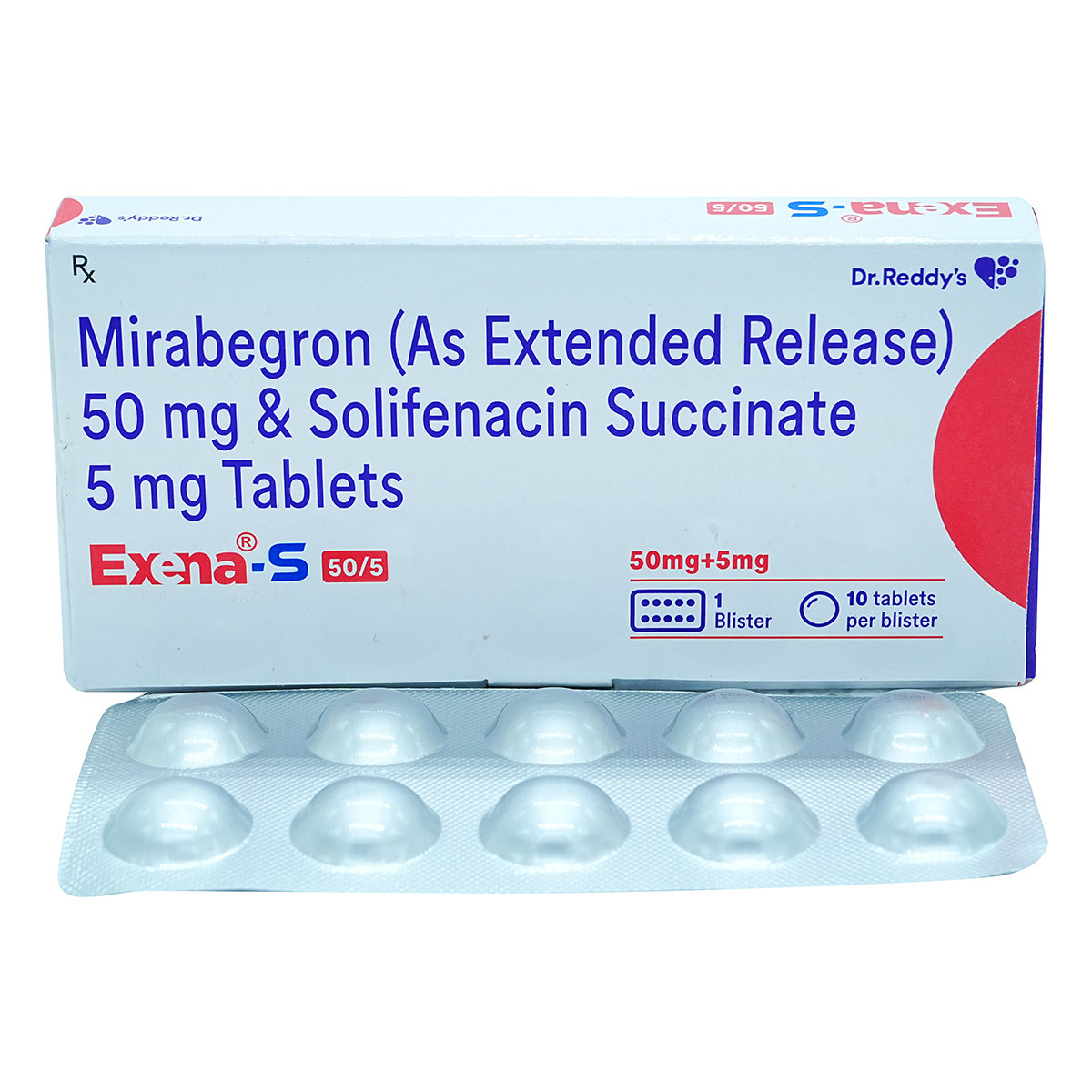 Exena-S 50/5 Tablet 10's, Pack of 10 Exena-S 50/5 Tablet 10's, Pack of 10