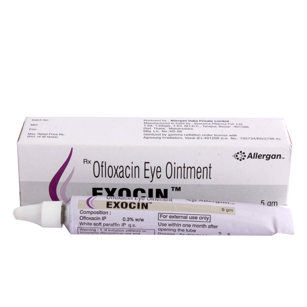 Exocin Eye Ointment 5 gm, Pack of 1 OINTMENT Exocin Eye Ointment 5 gm, Pack of 1 OINTMENT