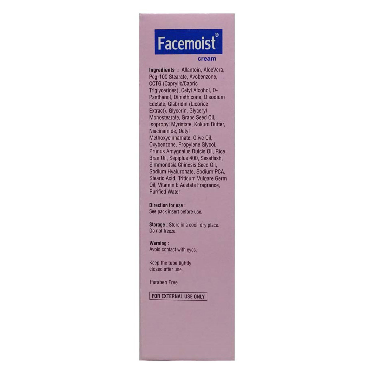 Facemoist Cream 50 gm, Pack of 1 Facemoist Cream 50 gm, Pack of 1