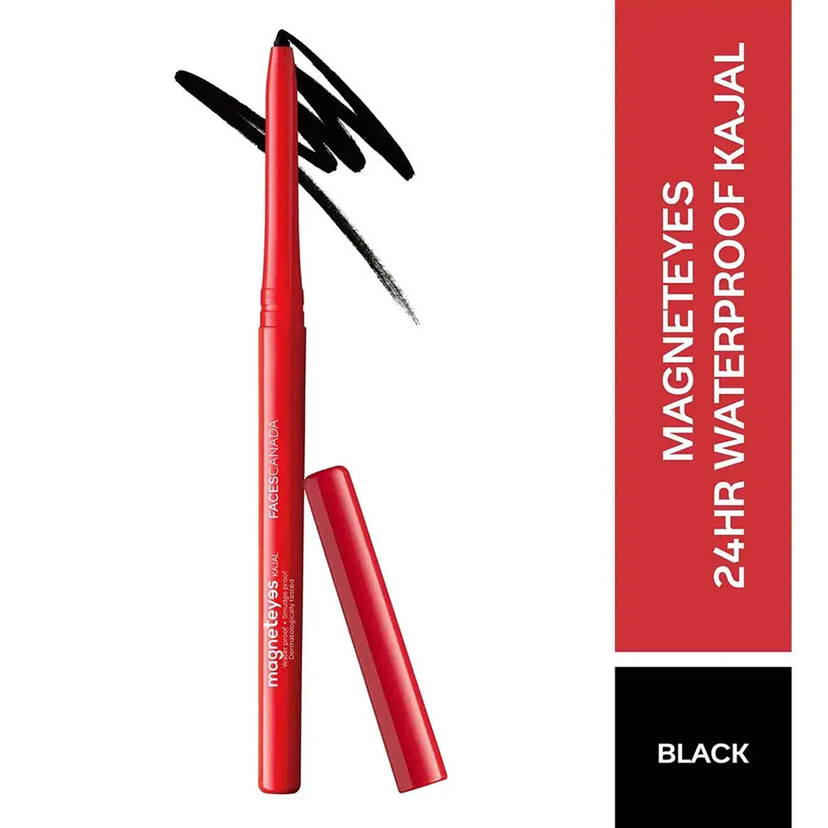 Faces Canada Magnet Eyes Deep Black Kajal, 2x0.35 gm, Pack of 1 Faces Canada Magnet Eyes Deep Black Kajal, 2x0.35 gm, Pack of 1
