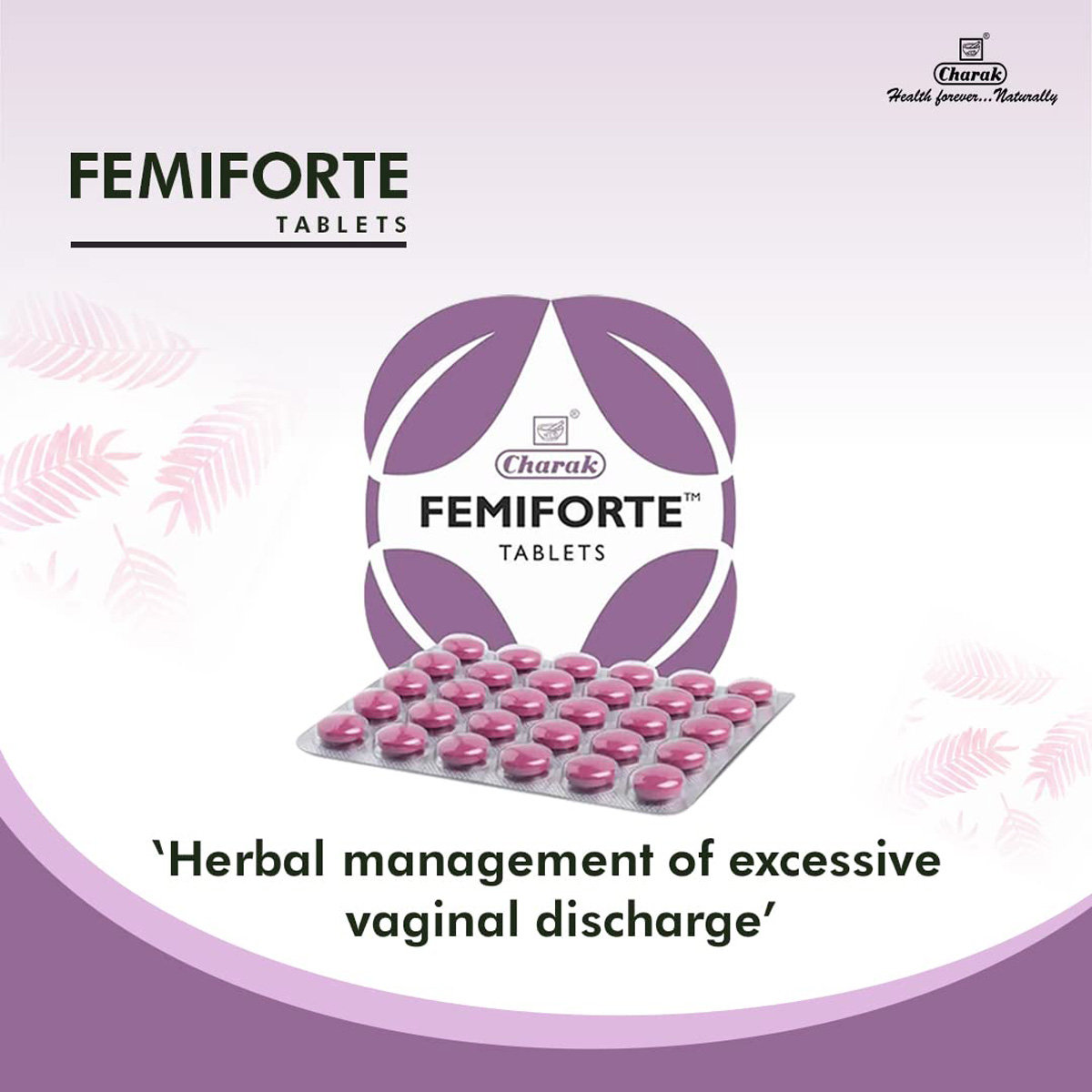 Charak Femiforte Tablet, Pack of 1 Charak Femiforte Tablet, Pack of 1
