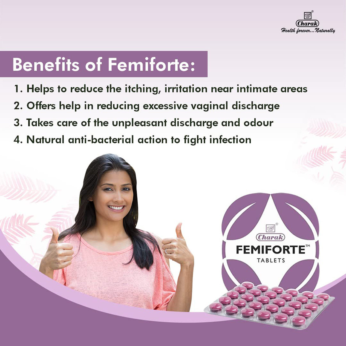 Charak Femiforte Tablet, Pack of 1 Charak Femiforte Tablet, Pack of 1