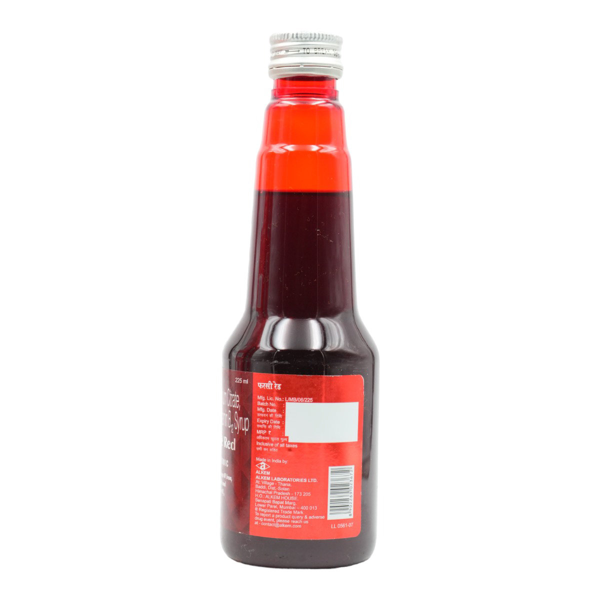 Fercee Red Syrup 225 ml, Pack of 1 LIQUID Fercee Red Syrup 225 ml, Pack of 1 LIQUID