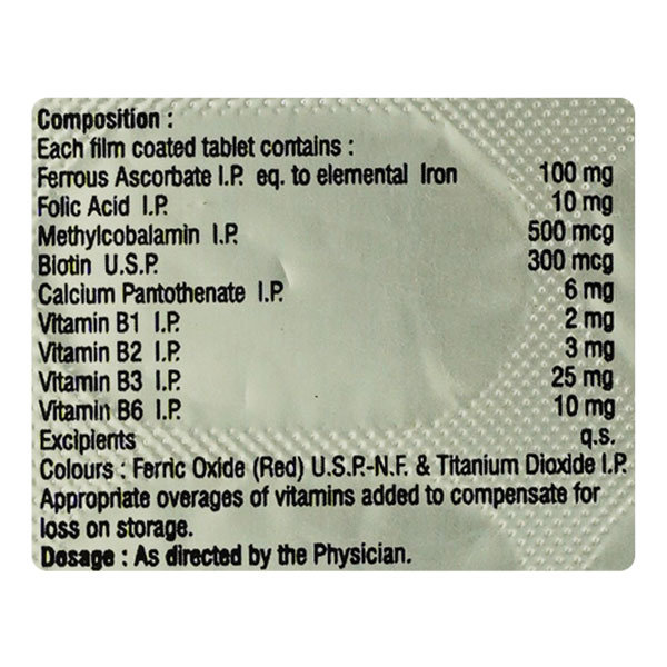 Ferroin Tablet 10's, Pack of 10 Ferroin Tablet 10's, Pack of 10