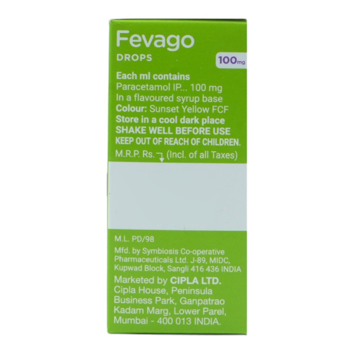 Fevago Drops 15 ml, Pack of 1 Oral Drops Fevago Drops 15 ml, Pack of 1 Oral Drops