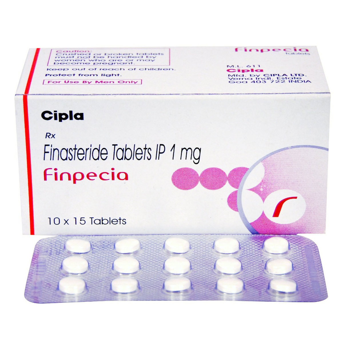 Finpecia Tablet 15's, Pack of 15 TABLETS Finpecia Tablet 15's, Pack of 15 TABLETS