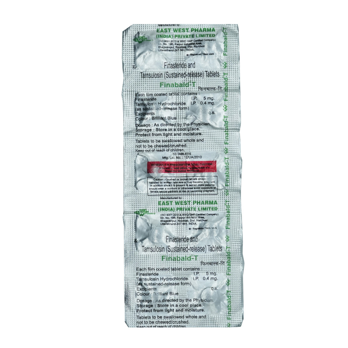 Finabald-T Tablet 10's, Pack of 10 TABLETS Finabald-T Tablet 10's, Pack of 10 TABLETS