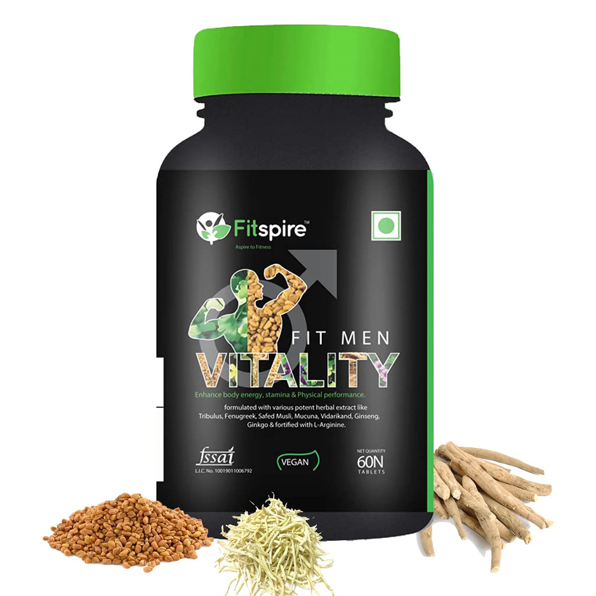 Fitspire Fit Men Vitality, 60 Tablets, Pack of 1 Fitspire Fit Men Vitality, 60 Tablets, Pack of 1