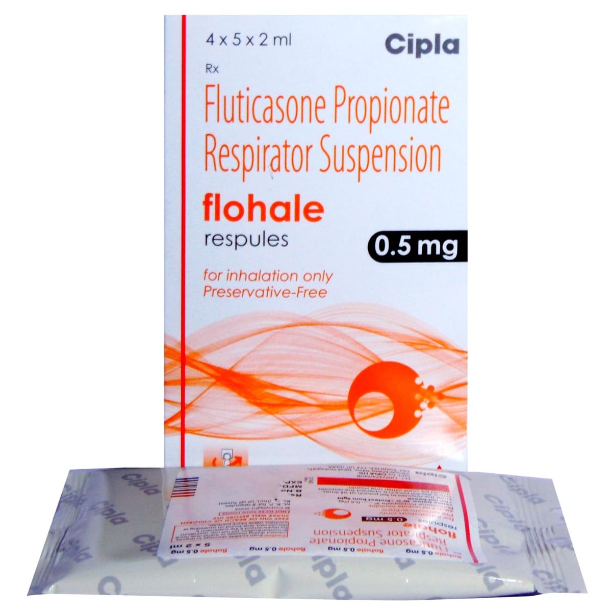 Flohale 0.5 mg Respules 5 x 2 ml, Pack of 5 RESPULESS Flohale 0.5 mg Respules 5 x 2 ml, Pack of 5 RESPULESS