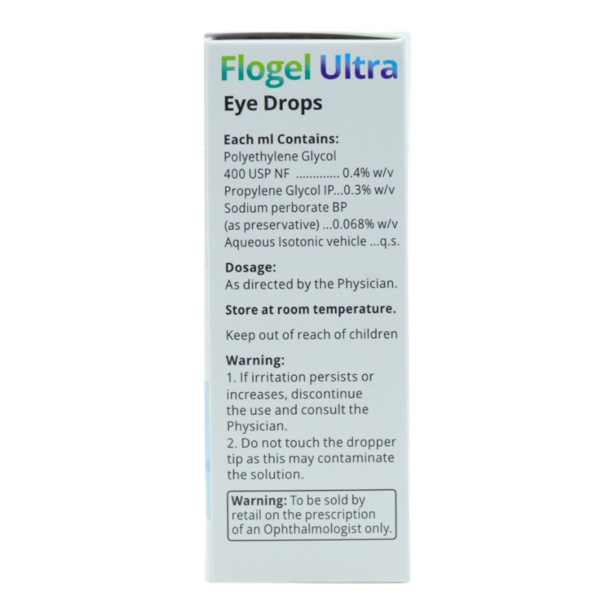 Flogel Ultra Eye Drops 10 ml, Pack of 1 EYE DROPS Flogel Ultra Eye Drops 10 ml, Pack of 1 EYE DROPS