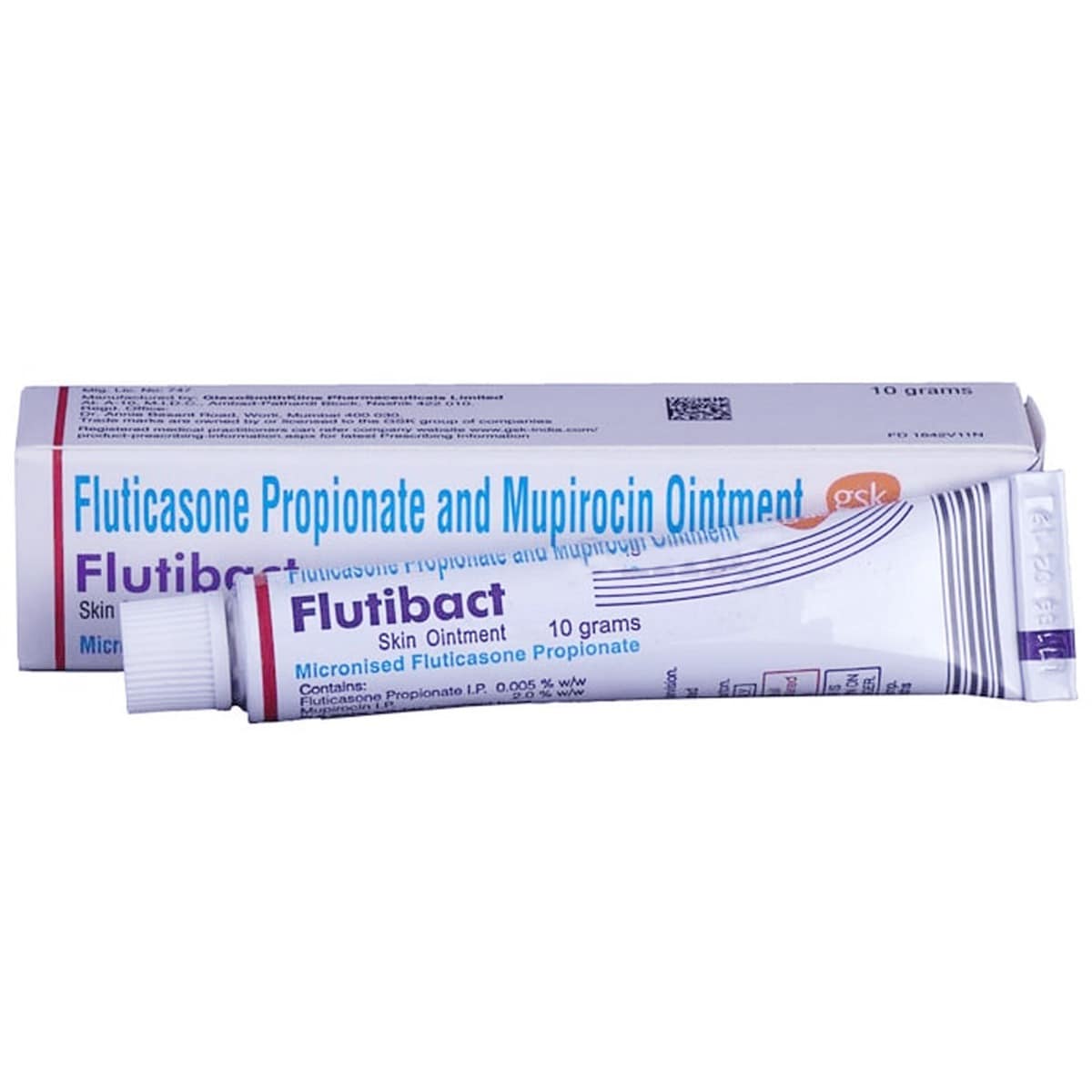Flutibact Ointment 10 gm, Pack of 1 Ointment Flutibact Ointment 10 gm, Pack of 1 Ointment
