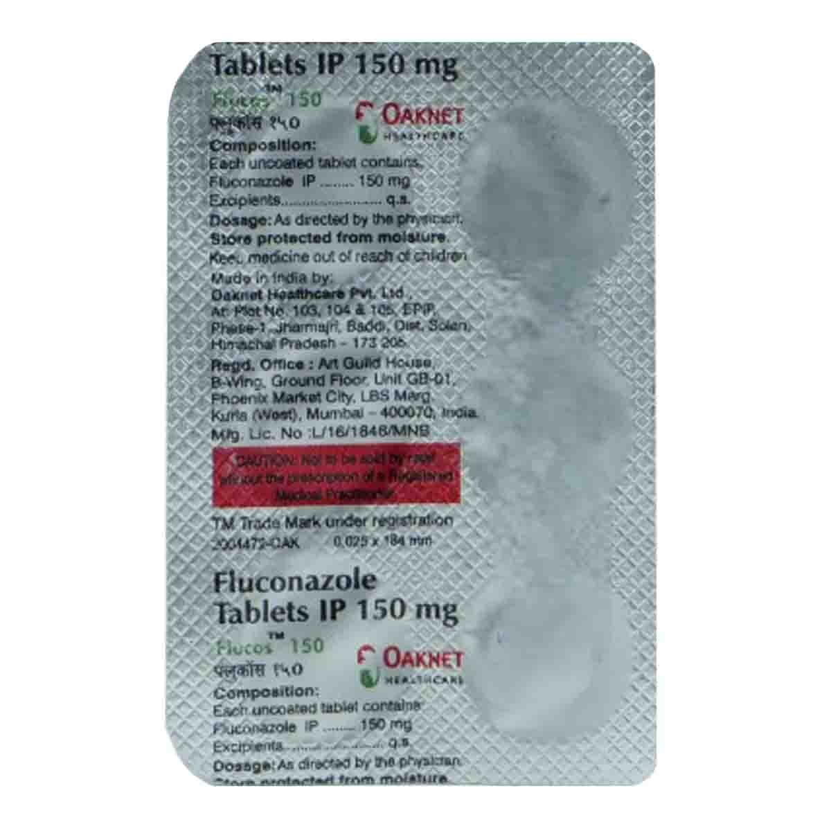 Flucos 150 Tablet 6's, Pack of 6 TabletS Flucos 150 Tablet 6's, Pack of 6 TabletS