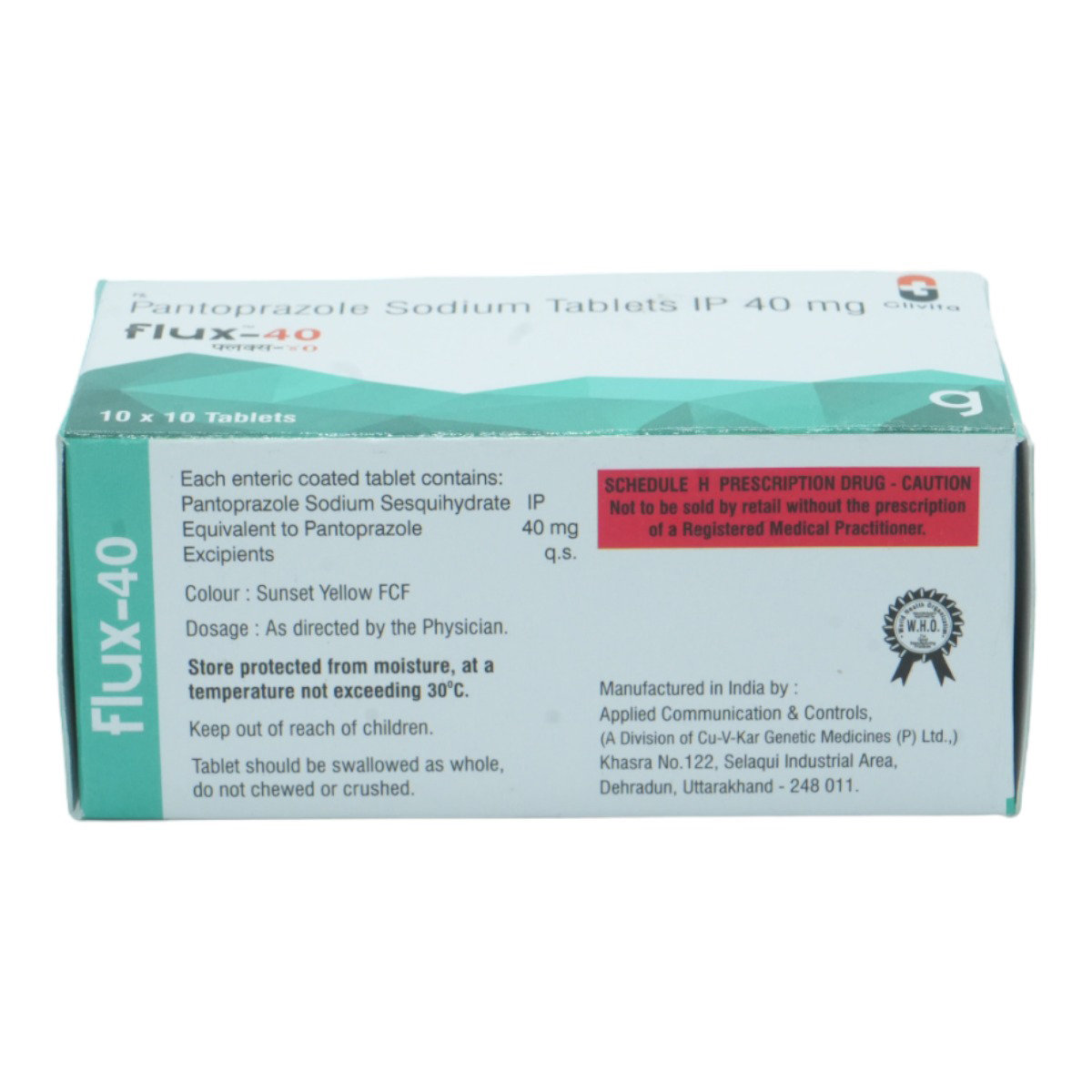 Flux-40 Tablet 10's, Pack of 10 TabletS Flux-40 Tablet 10's, Pack of 10 TabletS