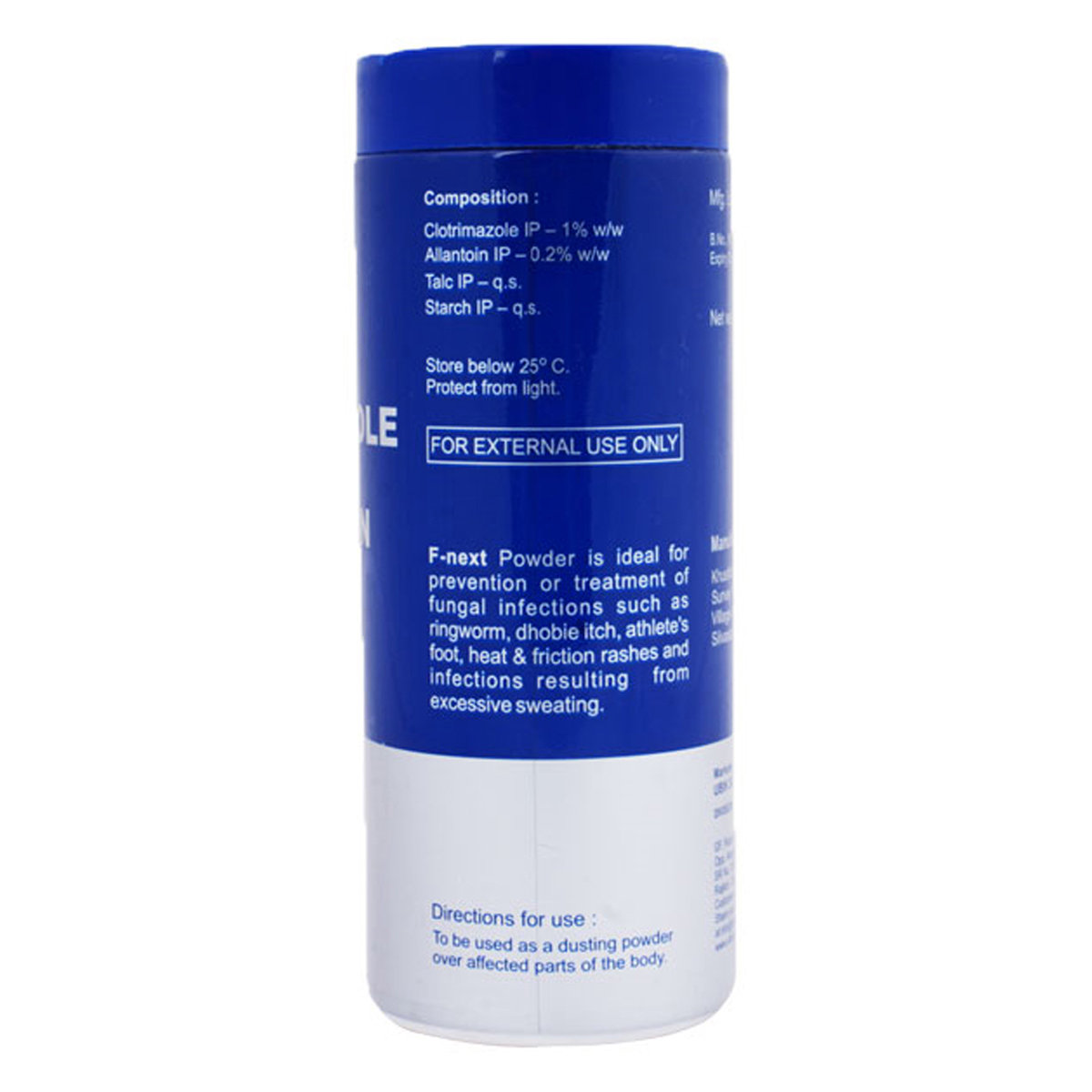 F-Next Dusting Powder 75 gm, Pack of 1 POWDER F-Next Dusting Powder 75 gm, Pack of 1 POWDER