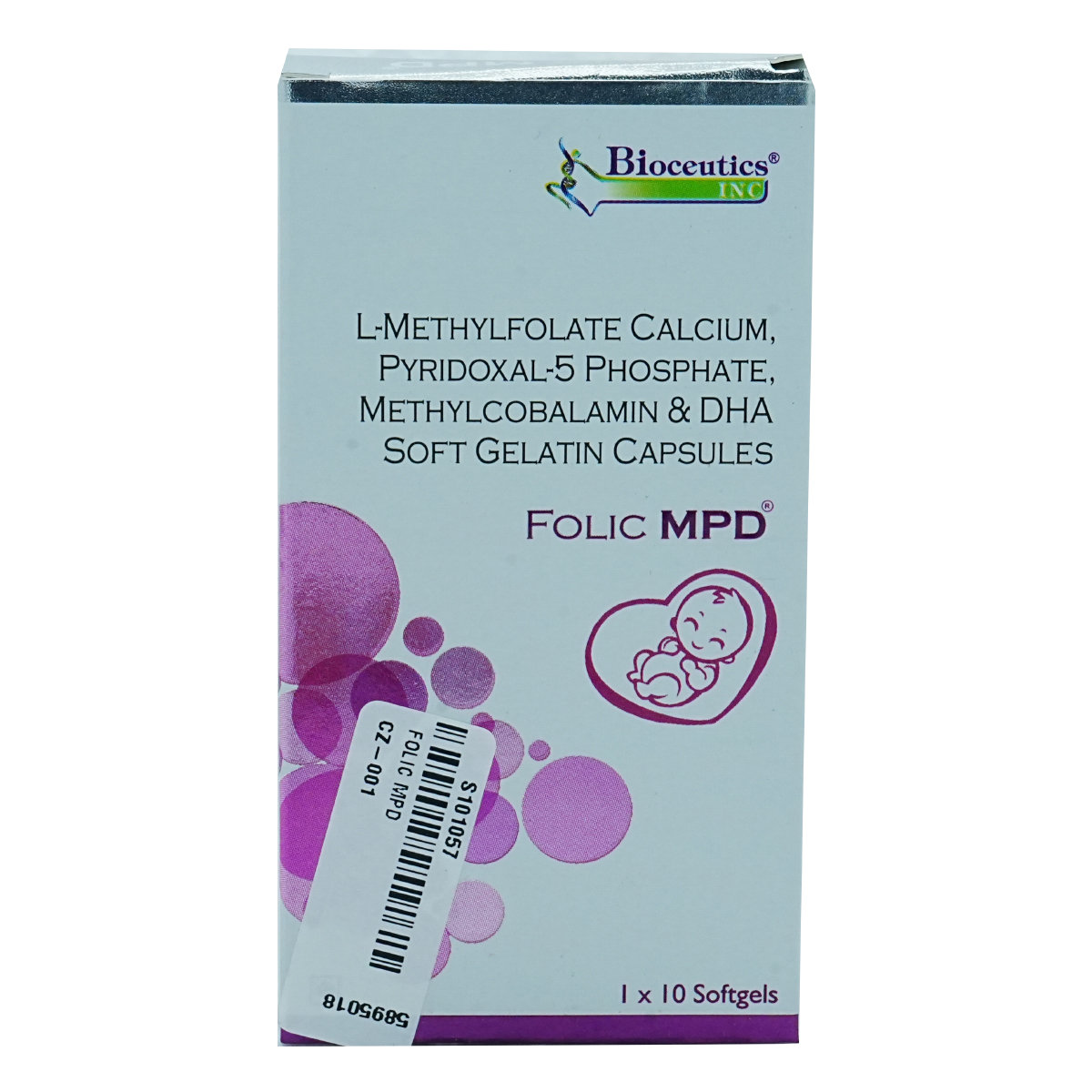Folic MPD Capsule 10's, Pack of 10 Folic MPD Capsule 10's, Pack of 10