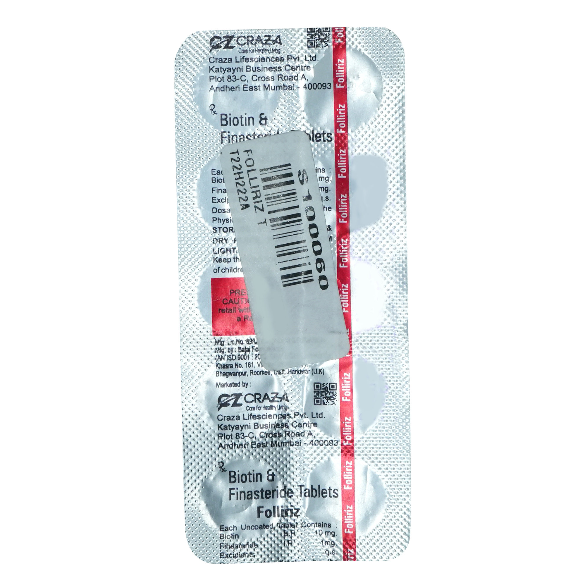 Folliriz Tablet 10's, Pack of 10 TabletS Folliriz Tablet 10's, Pack of 10 TabletS