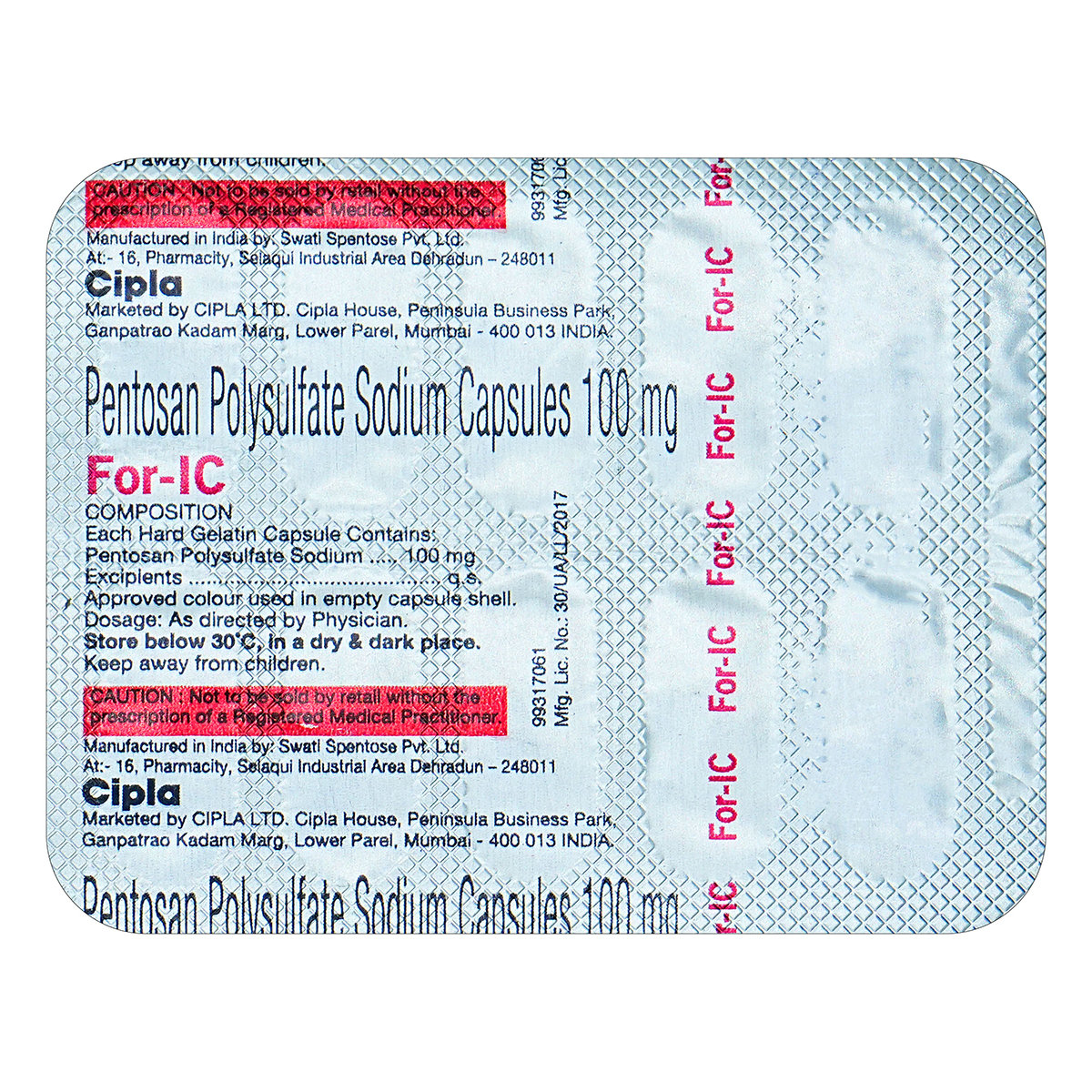 For IC Capsule 10's, Pack of 10 CapsuleS For IC Capsule 10's, Pack of 10 CapsuleS