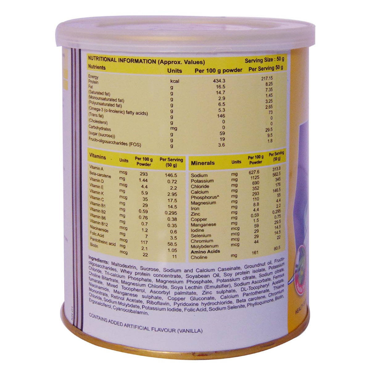 Fresubin Vanilla FlavourNutrition Powder, 400 gm Tin, Pack of 1 Fresubin Vanilla FlavourNutrition Powder, 400 gm Tin, Pack of 1