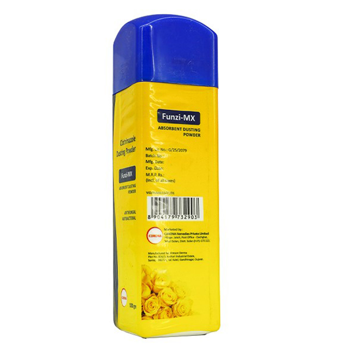 Funzi-MX Dusting Powder 100 gm, Pack of 1 POWDER Funzi-MX Dusting Powder 100 gm, Pack of 1 POWDER