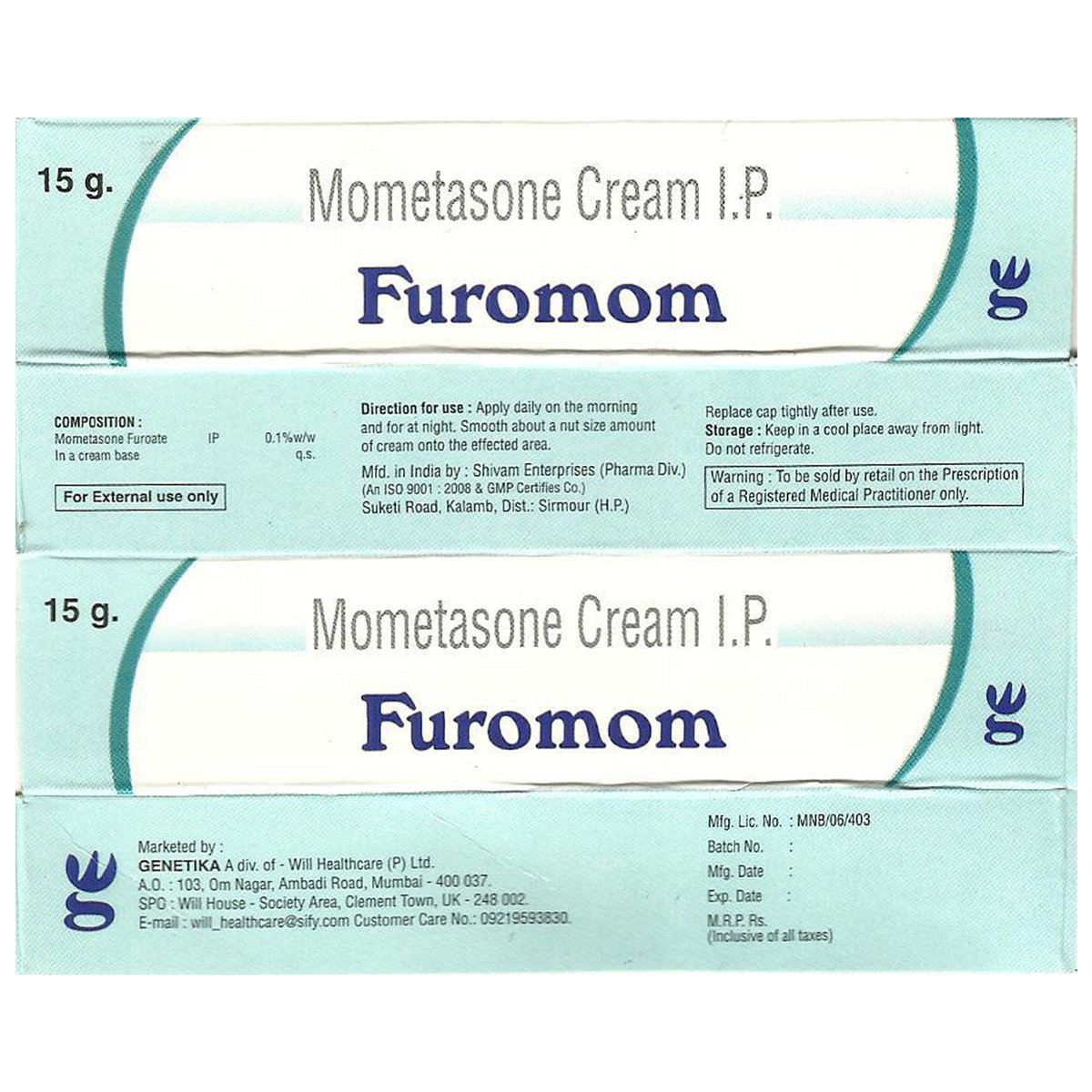 Furomom Cream 15 gm, Pack of 1 CREAM Furomom Cream 15 gm, Pack of 1 CREAM