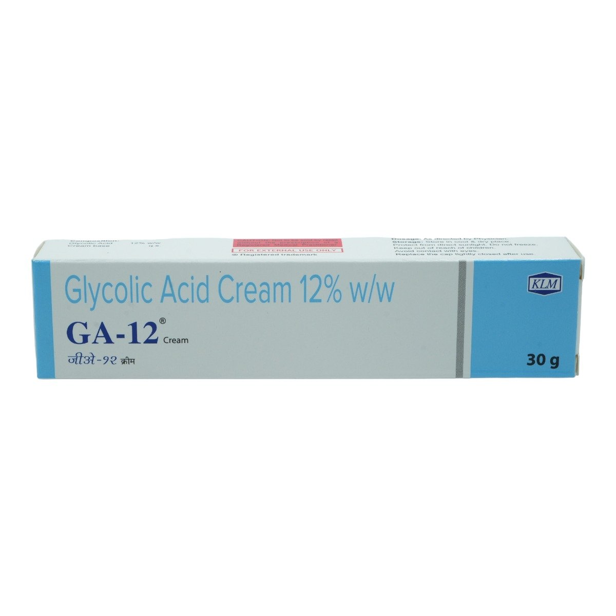 Ga-12 12%W/W Cream 30gm, Pack of 1 CREAM Ga-12 12%W/W Cream 30gm, Pack of 1 CREAM