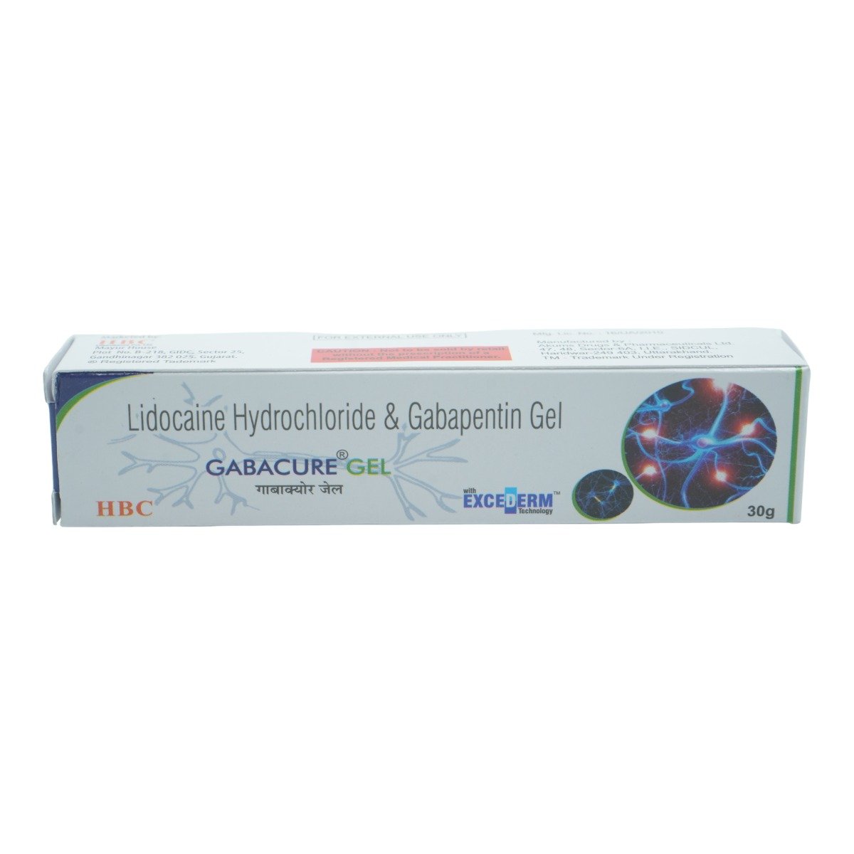 Gabacure Gel 30g, Pack of 1 Gel Gabacure Gel 30g, Pack of 1 Gel