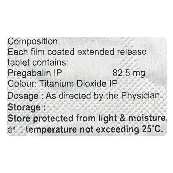 Gabawin-ER 82.5 Tablet 10's, Pack of 10 TABLETS Gabawin-ER 82.5 Tablet 10's, Pack of 10 TABLETS