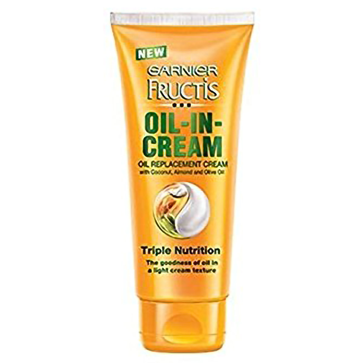 Garnier Fructis Oil In Cream 200 gm | Coconut, Almond & Olive Oil | With Triple Nutrition | Provides Intense Nourishment To Hair | Non Sticky, Pack of 1 Garnier Fructis Oil In Cream 200 gm | Coconut, Almond & Olive Oil | With Triple Nutrition | Provides Intense Nourishment To Hair | Non Sticky, Pack of 1