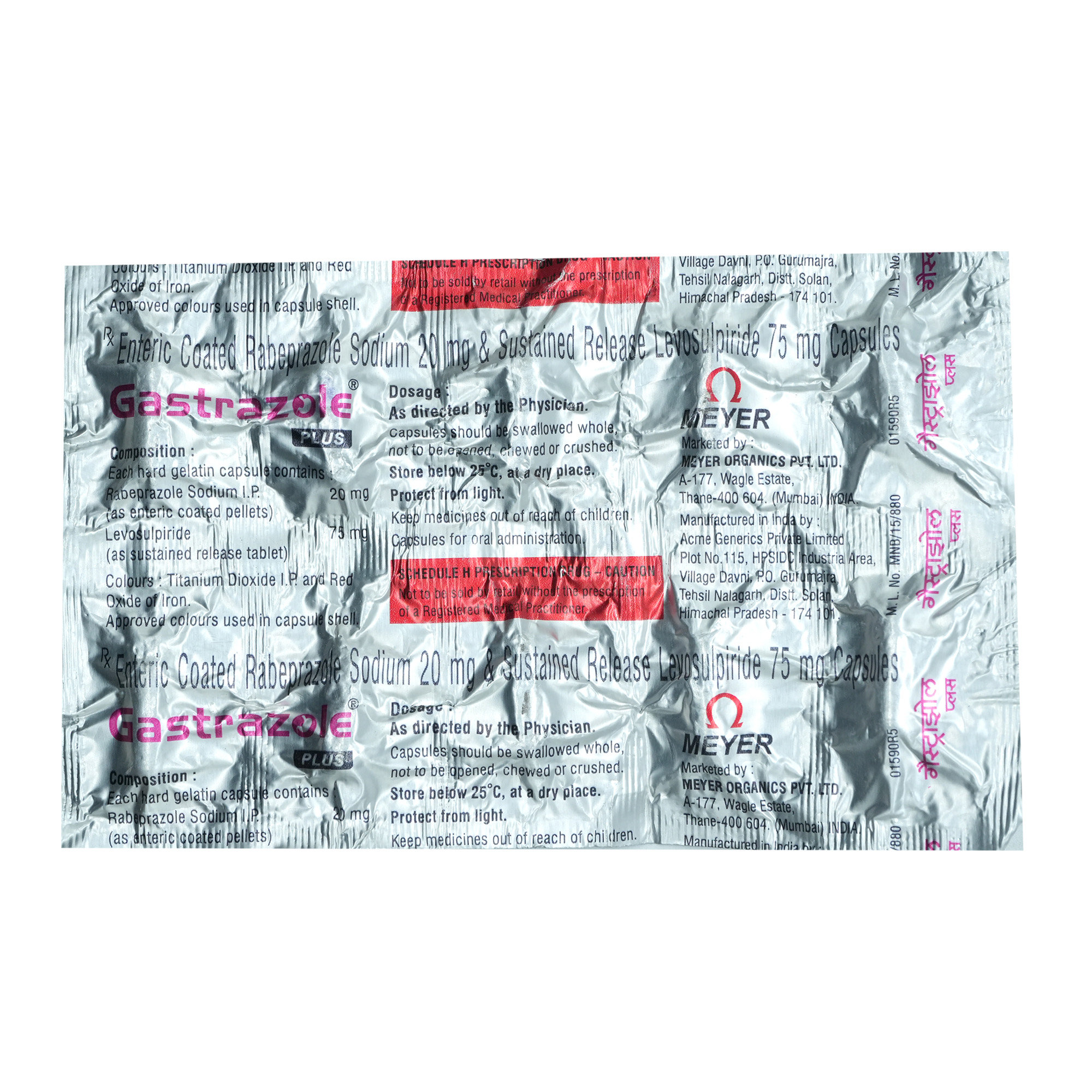 Gastrazole Plus Capsule 10's, Pack of 10 Gastrazole Plus Capsule 10's, Pack of 10