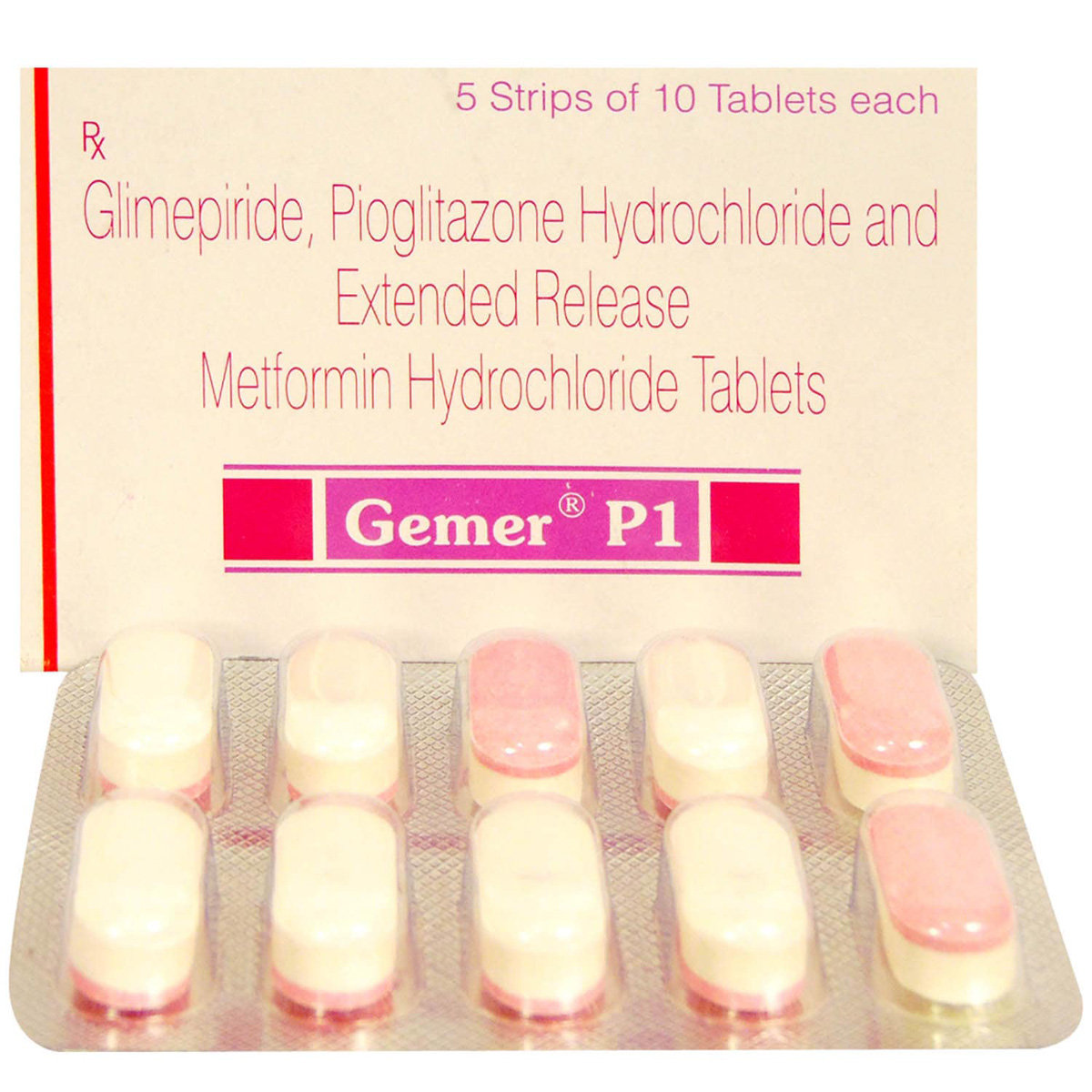 Gemer P1 Tablet 10's, Pack of 10 TABLETS Gemer P1 Tablet 10's, Pack of 10 TABLETS