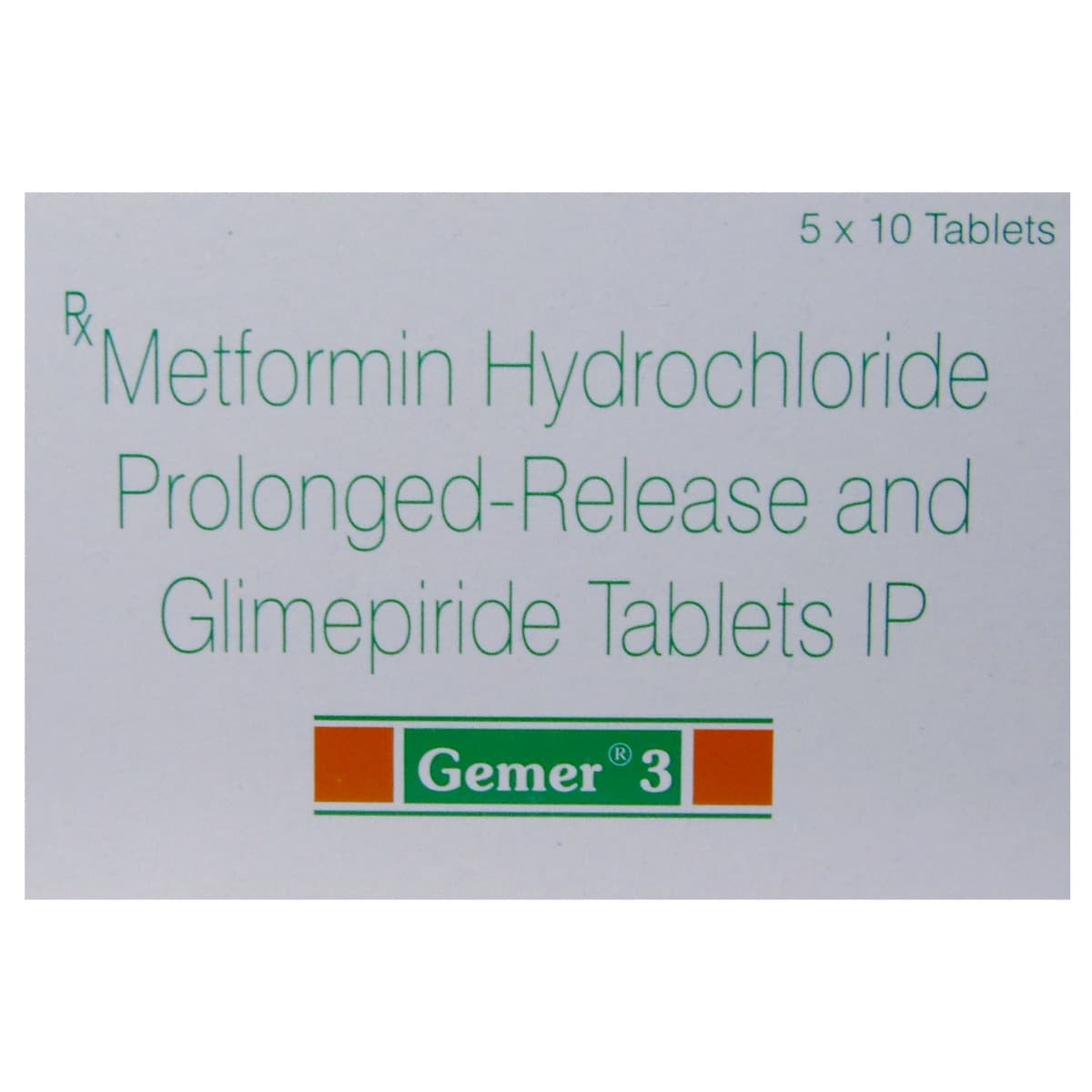 Gemer 3 Tablet 10's, Pack of 10 TabletS Gemer 3 Tablet 10's, Pack of 10 TabletS