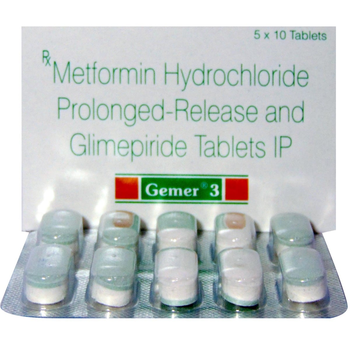 Gemer 3 Tablet 10's, Pack of 10 TabletS Gemer 3 Tablet 10's, Pack of 10 TabletS