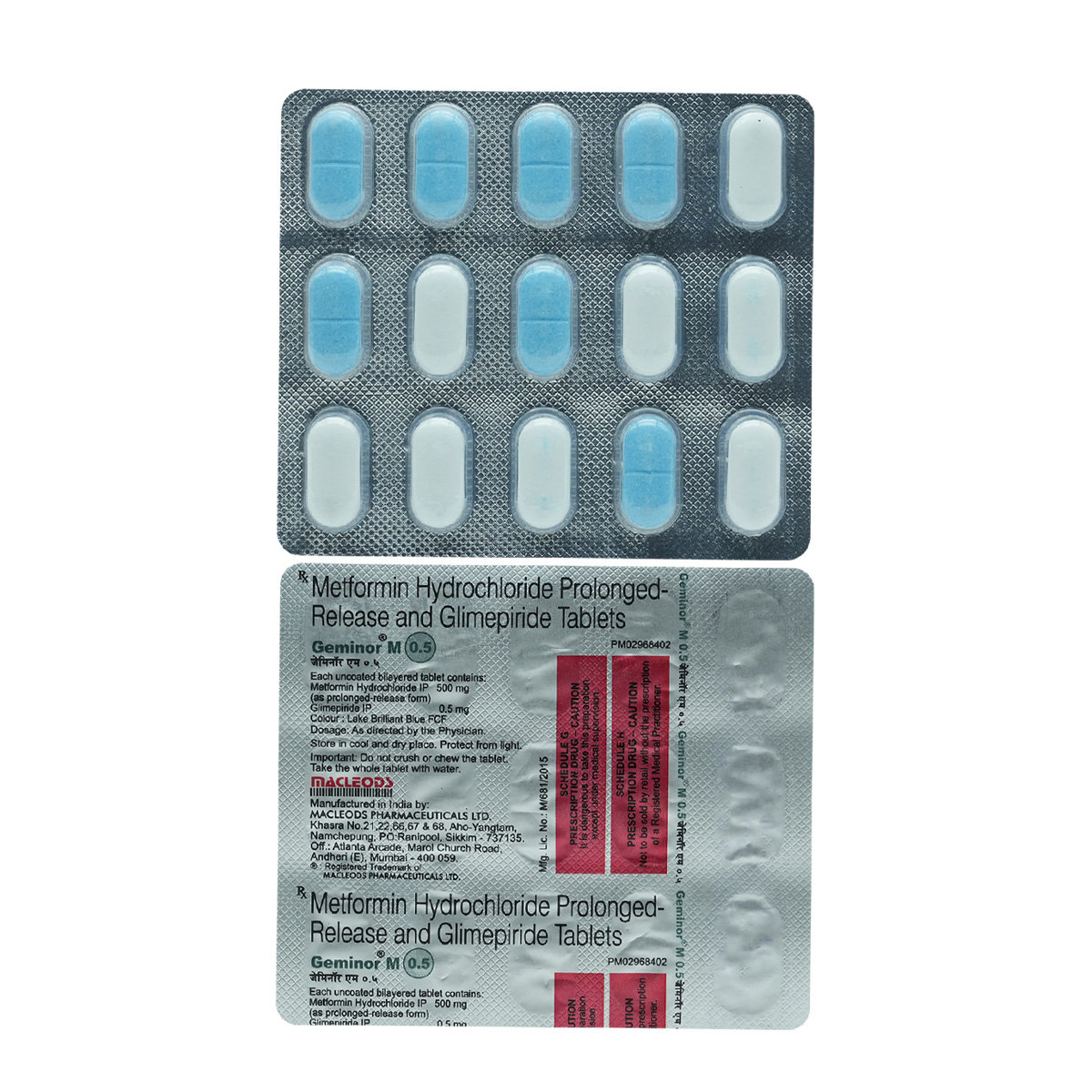 Geminor M 0.5 Tablet 15's, Pack of 15 TABLETS Geminor M 0.5 Tablet 15's, Pack of 15 TABLETS