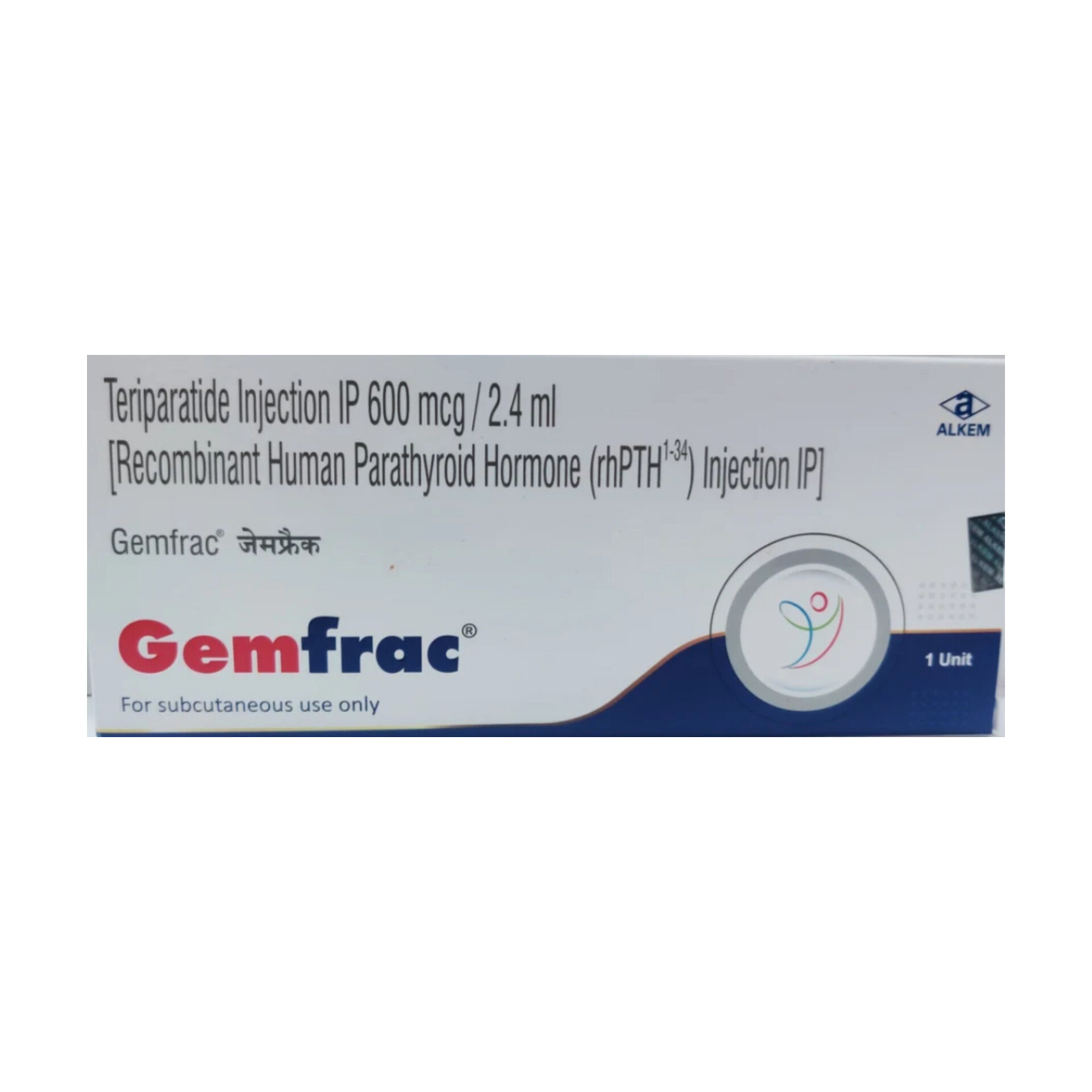 Gemfrac 600 MCG Injection 1's, Pack of 1 INJECTION Gemfrac 600 MCG Injection 1's, Pack of 1 INJECTION