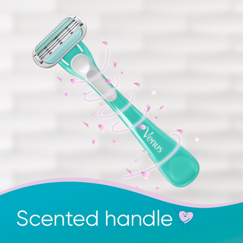 Gillette Venus Skin Love with Skin Essence Women’s Razor, 3 Count, Pack of 1 Gillette Venus Skin Love with Skin Essence Women’s Razor, 3 Count, Pack of 1