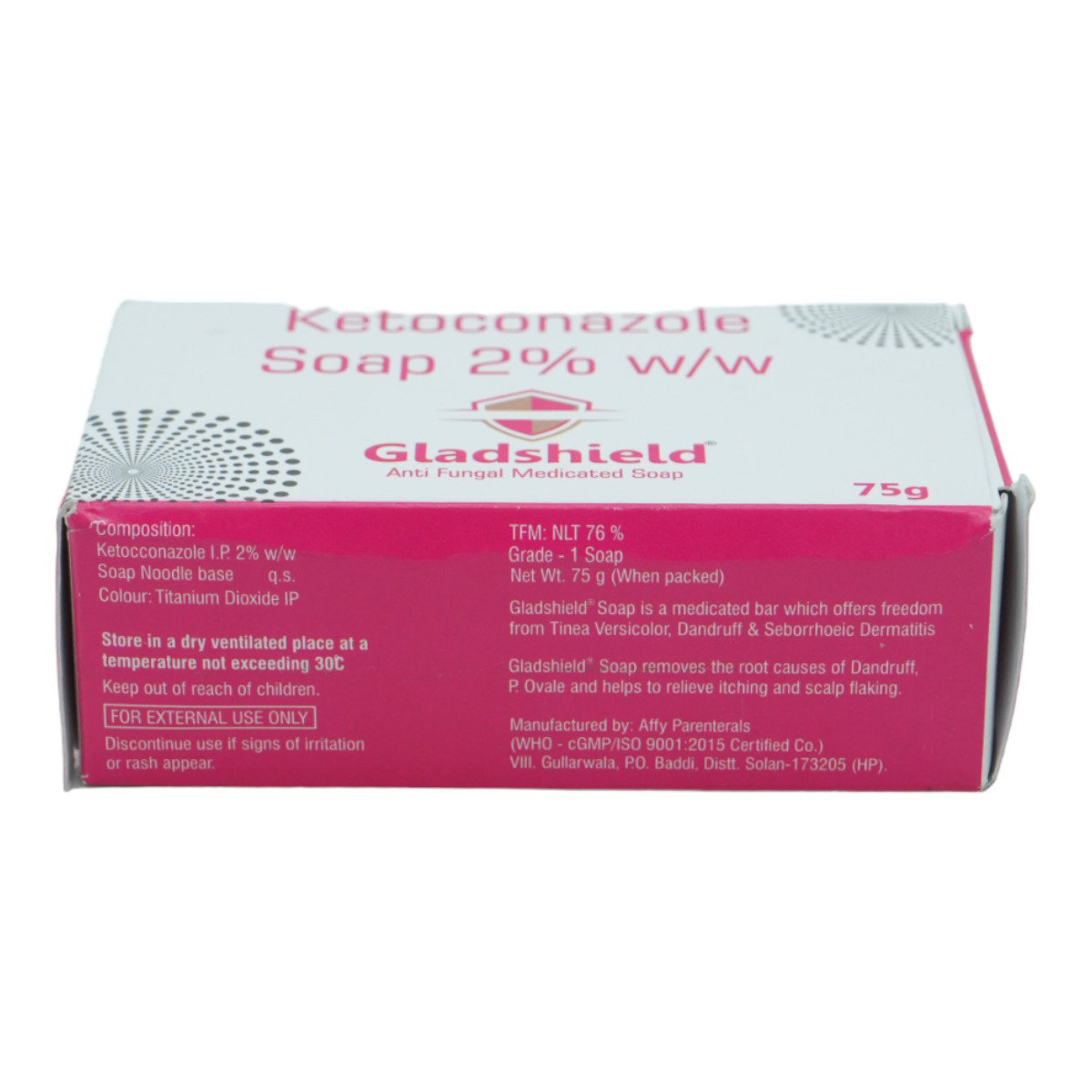 Gladshield Anti Fungal Medicated Soap 75 gm, Pack of 1 Soap Gladshield Anti Fungal Medicated Soap 75 gm, Pack of 1 Soap