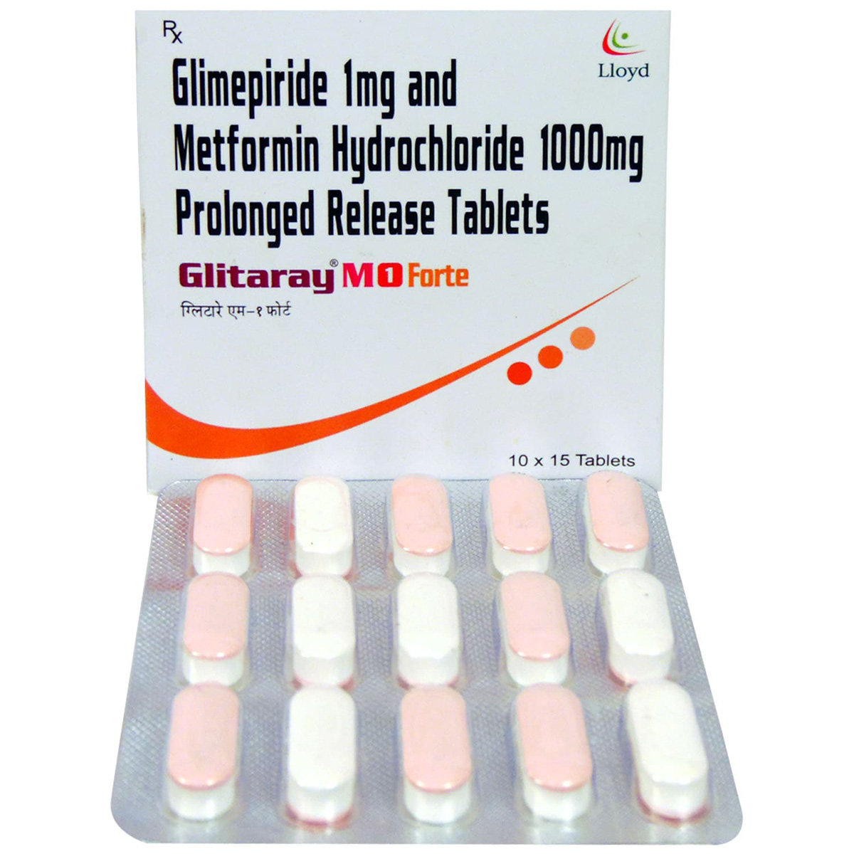 Glitaray M 1 Forte Tablet 15's, Pack of 15 TABLETS Glitaray M 1 Forte Tablet 15's, Pack of 15 TABLETS