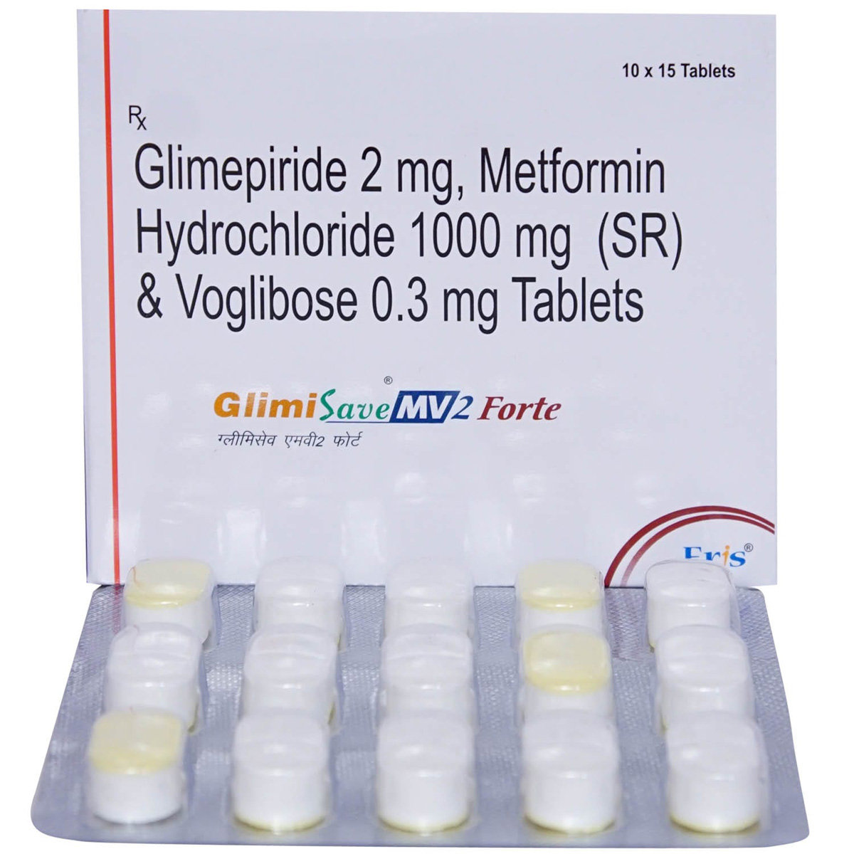 Glimisave MV 2 Forte Tablet 15's, Pack of 15 TABLETS Glimisave MV 2 Forte Tablet 15's, Pack of 15 TABLETS
