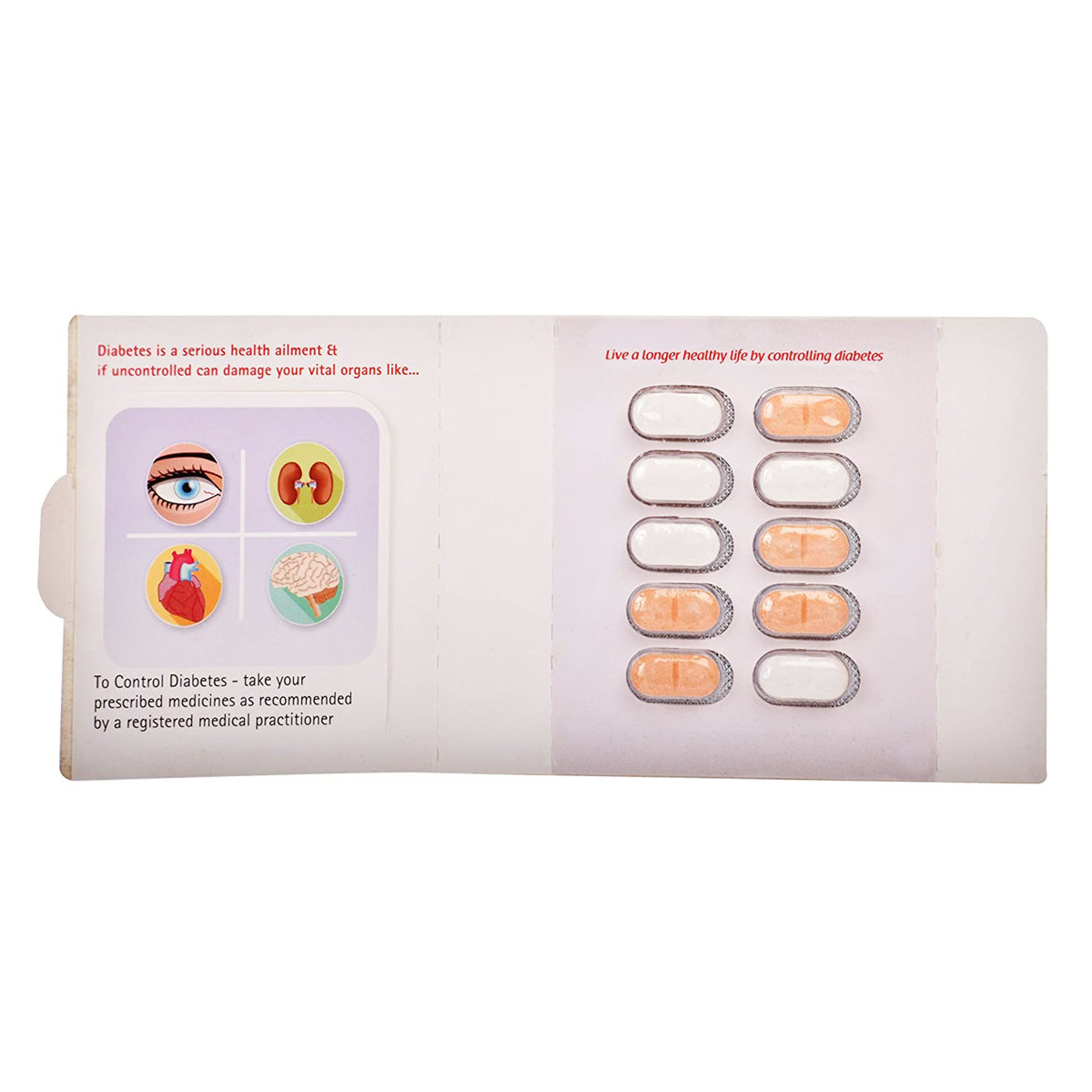 Glimipack MV 1/0.3 Tablet 10's, Pack of 10 TABLETS Glimipack MV 1/0.3 Tablet 10's, Pack of 10 TABLETS